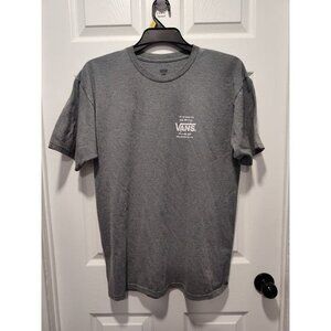 VANS MEN'S OFF‎ THE BEATEN PATH CREW SHORT SLEEVE T SHIRT HEATHER GRAY LARGE